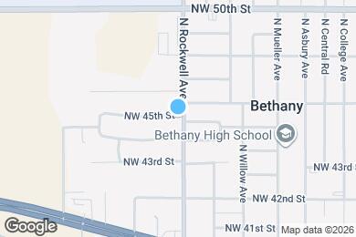 Map image of the property - 4509 N Rockwell Ave