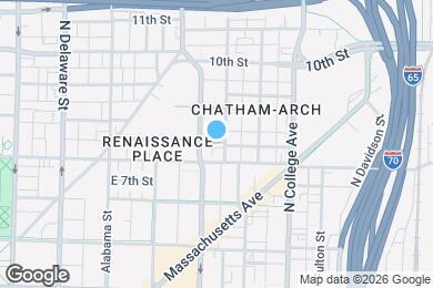 Map image of the property - 814 N Park Ave