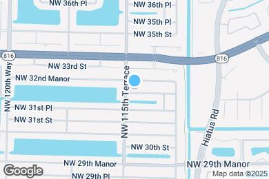 Map image of the property - 11461 NW 32nd Pl