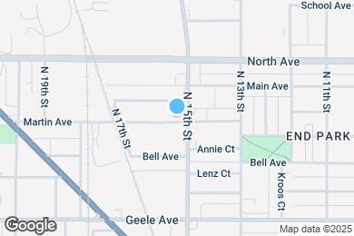 Map image of the property - 1508 Martin Ave
