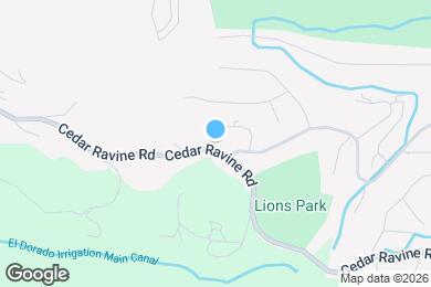 Map image of the property - 3579 Cedar Ravine Rd