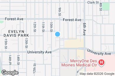 Map image of the property - 1250 9th St
