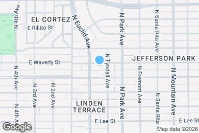 Map image of the property - 826 E Waverly St