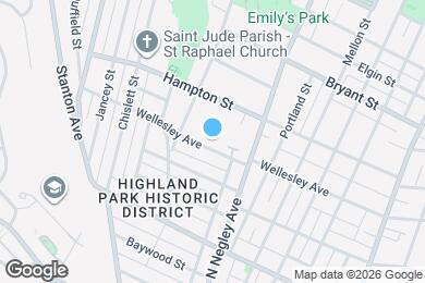 Map image of the property - 5535 Wellesley Ave