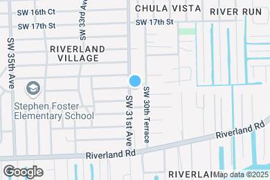 Map image of the property - 2118 SW 31st Ave