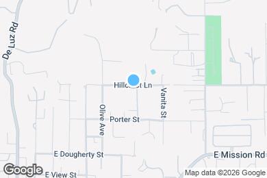 Map image of the property - 635 Hillcrest Ln