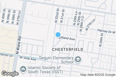 Map image of the property - 3105 Highland Ave