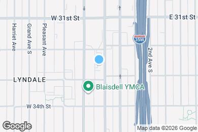 Map image of the property - 3224 Nicollet Ave