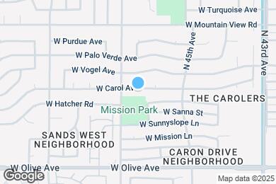 Map image of the property - 4621 W Carol Ave