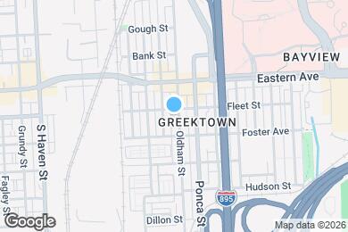 Map image of the property - 608 Oldham St