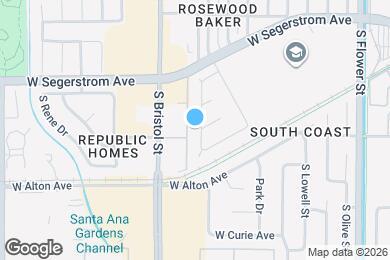 Map image of the property - 3102 S Baker St