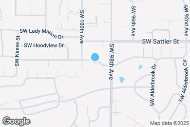 Map image of the property - 9920 SW Kable St