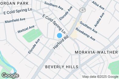 Map image of the property - 4602 Harford Rd