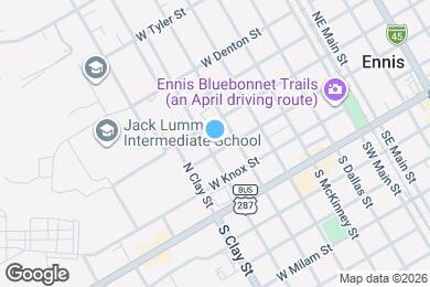 Map image of the property - 508 W Baylor St