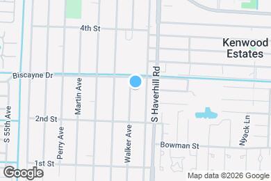 Map image of the property - 350 Walker Ave