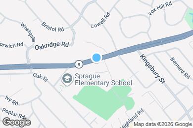 Map image of the property - 676 Worcester St