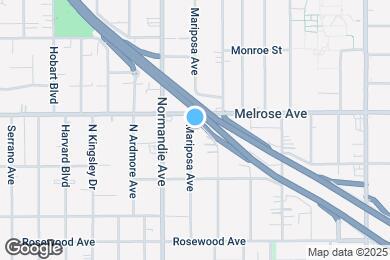 Map image of the property - 660 N. Mariposa Ave.