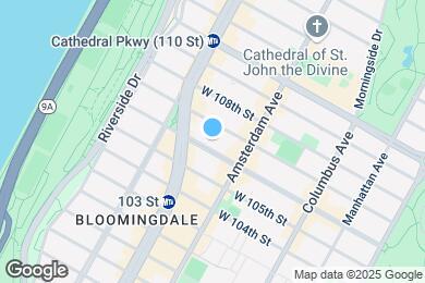Map image of the property - 215 W 106th St