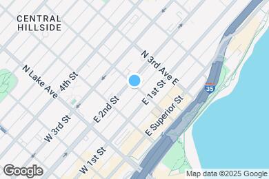 Map image of the property - 117-129 N 2nd Ave E