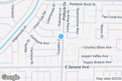 Map image of the property - 9134 Cazador St