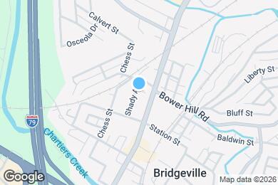 Map image of the property - 419 Shady Ave