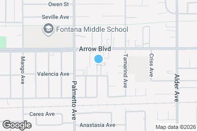 Map image of the property - 17388 Valencia Ave