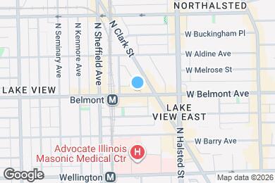 Map image of the property - 904 W Belmont Ave