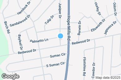 Map image of the property - 1113 Juniper Dr