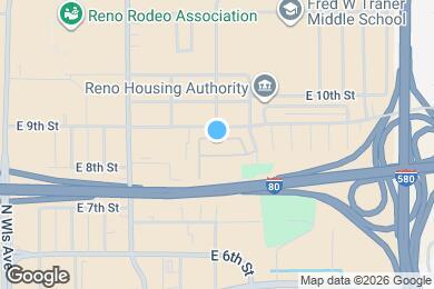 Map image of the property - 1412 E 9th St