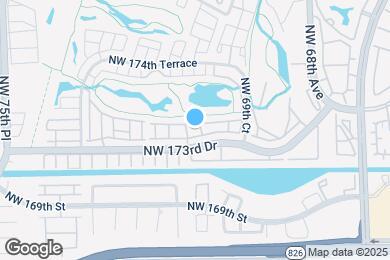 Map image of the property - 7145 NW 173rd Dr