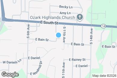 Map image of the property - 1736 S 10th Ave