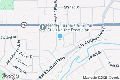 Map image of the property - 208 SW Wallula Ave