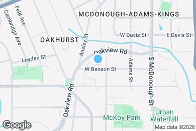 Map image of the property - 315 W Benson St