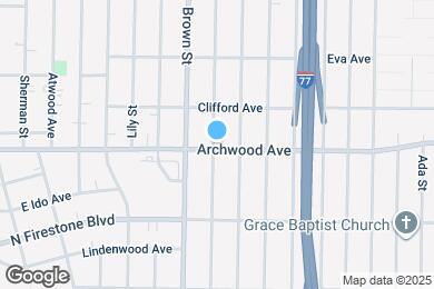 Map image of the property - 507 E Archwood Ave