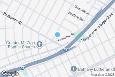 Map image of the property - 15829 Evanston St