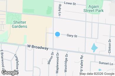 Map image of the property - 1512 Gary St