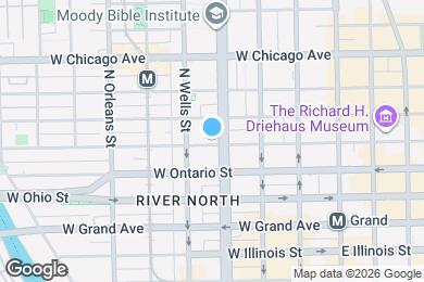 Map image of the property - 156 W Erie St