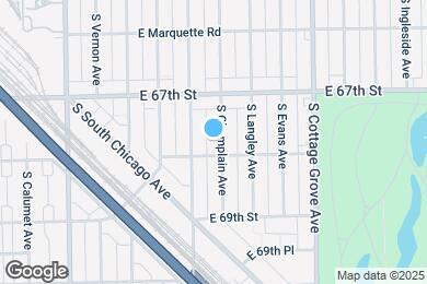 Map image of the property - 6748 S Champlain Ave