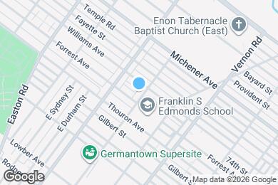 Map image of the property - 1335 E Sedgwick St