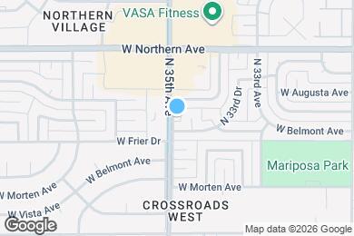 Map image of the property - 7723 N 35th Ave
