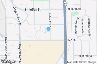 Map image of the property - 823 N 161st Pl