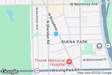 Map image of the property - 909 W Buena Ave