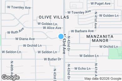 Map image of the property - 4309 W Ruth Ave