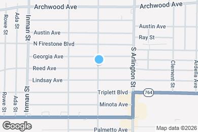 Map image of the property - 911 Reed Ave