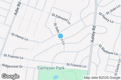 Map image of the property - 3549 St Sebastian Ln