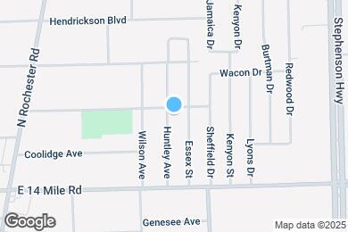 Map image of the property - 336 Huntley Ave