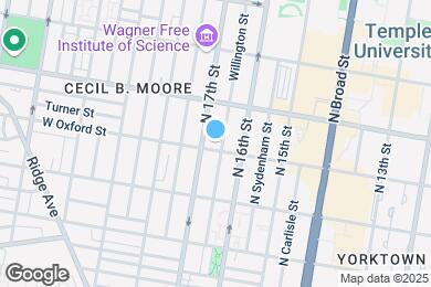 Map image of the property - 1621 W Oxford St