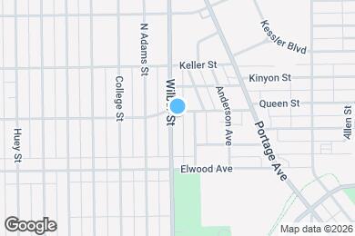 Map image of the property - 1530 Wilber St
