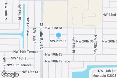 Map image of the property - 1427 NW 20th St