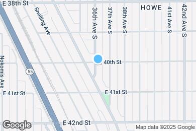 Map image of the property - 4001 36th Ave S
